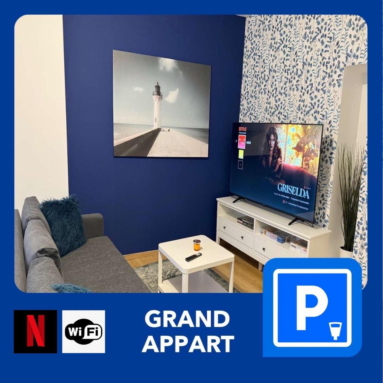 24 Chic & Cosy Grand Appart 88M2 Parking Gratuit Hypercentre Netflix Saint-Etienne  Kültér fotó